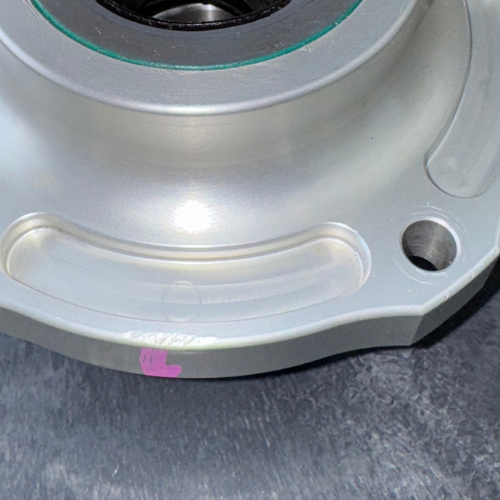 Strange 9" Ford Taper/Ball Bearing Pinion Support With Pinion Bearing For 35 Spline Pinion, Previously Installed