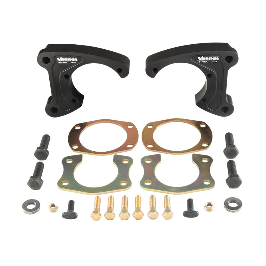 99-06 Chevrolet Silverado 1500 Brake Adapter Kit Adapts OEM Rear Brakes to Late Big Ford Ends For Use With 1.771″ ID Tapered Axle Bearings
