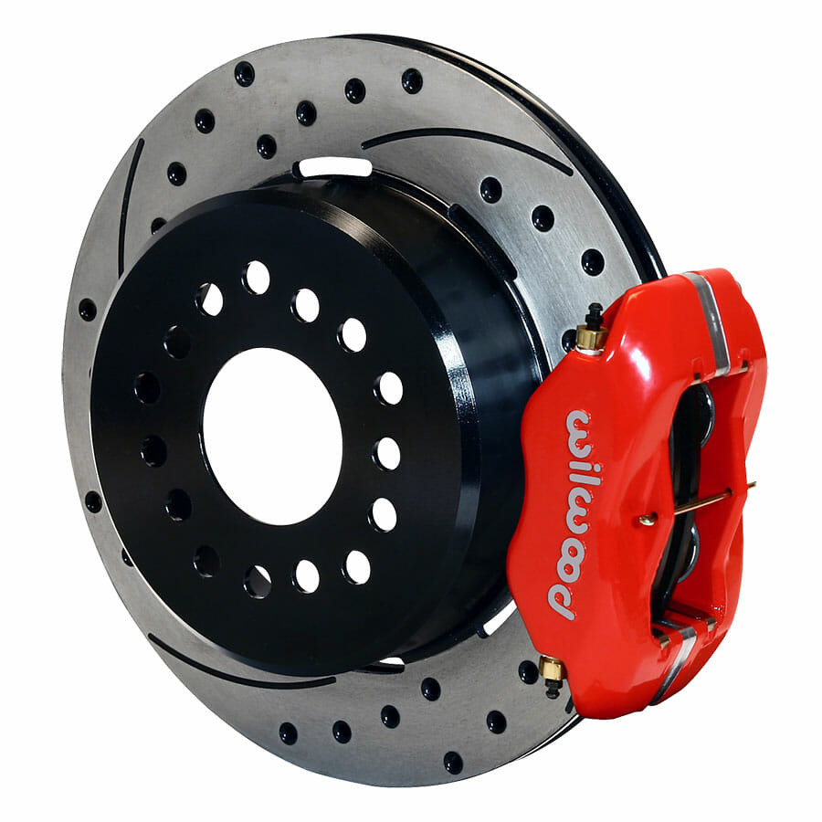 Wilwood 12.190″ Street Brake Kit With Red Calipers – Fits Late Big Ford Ends