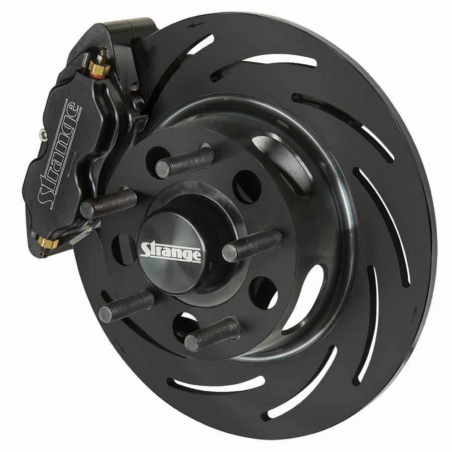 Strange Pro II Front Drag Brake Kit — 4 1/2" BC 1994-2004 Ford Mustang