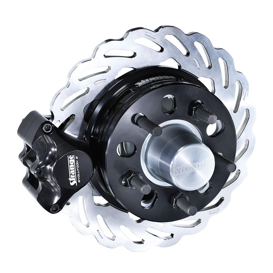 Strange Evolution 2 Dynamic Drive Mount Front Brake Kit For Strange Aluminum Struts – 4 1/2″ BC