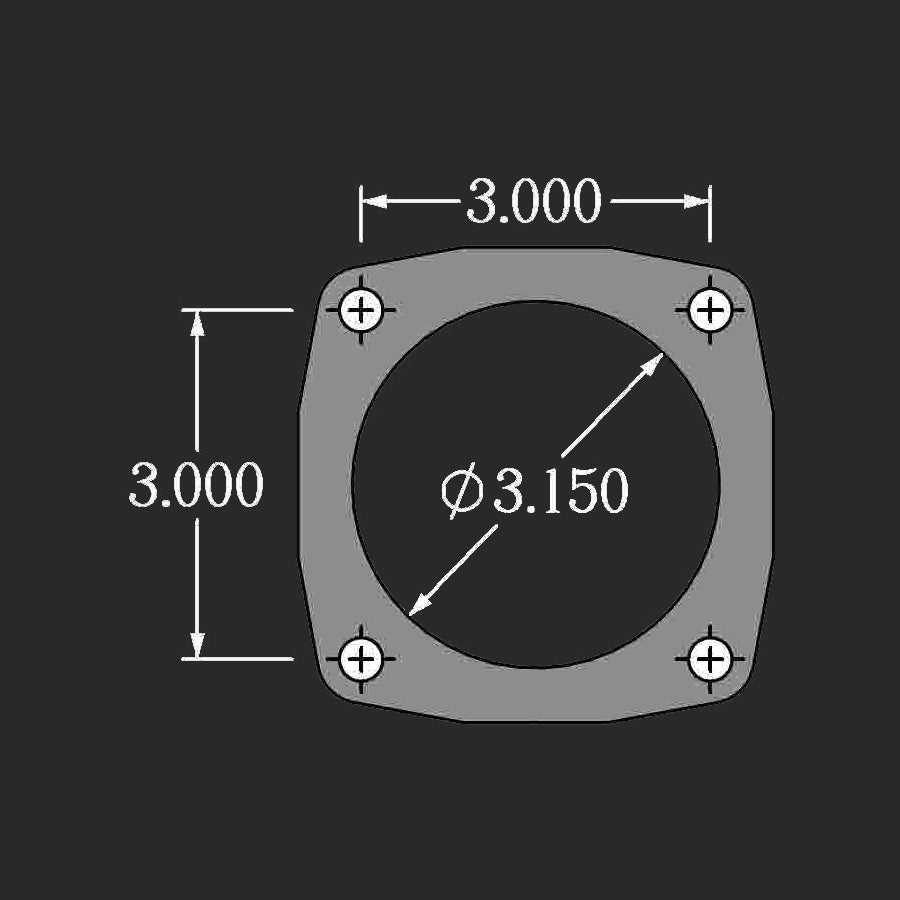 Housing Ends Symmetrical – For 3.150″ OD Bearing