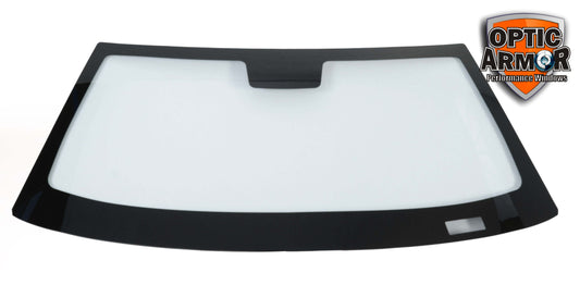 Clear Windshield 3/16in Drop-In Black-Out Mustang Coupe 2005-2014