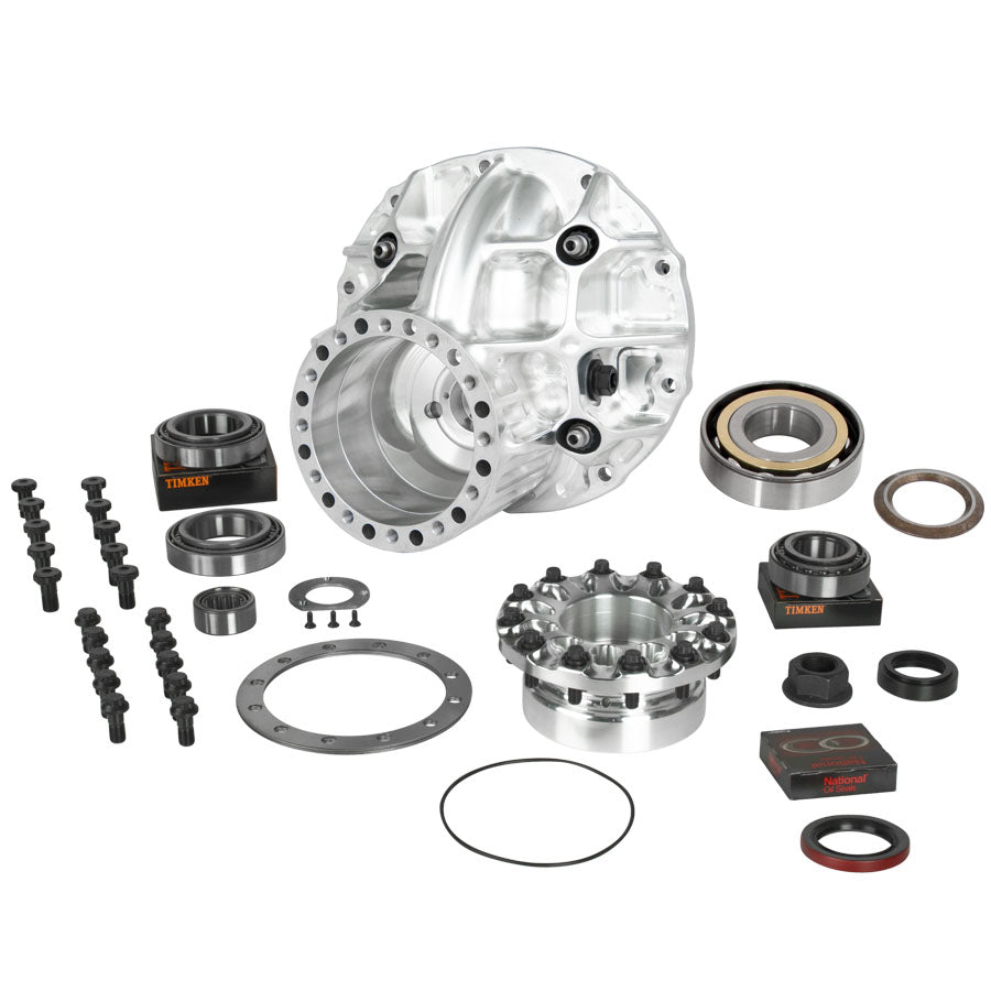 3.812″ Billet Case and Support Package With Taper / Ball Bearing Pinion Support For 9″ or 9 1/2″ 35 Spline Pro Gears