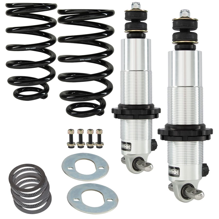 Double Adjustable Front Coil-Over Shock Package Multiple GM A-Body & G-Body Applications With 350 Lbs Springs