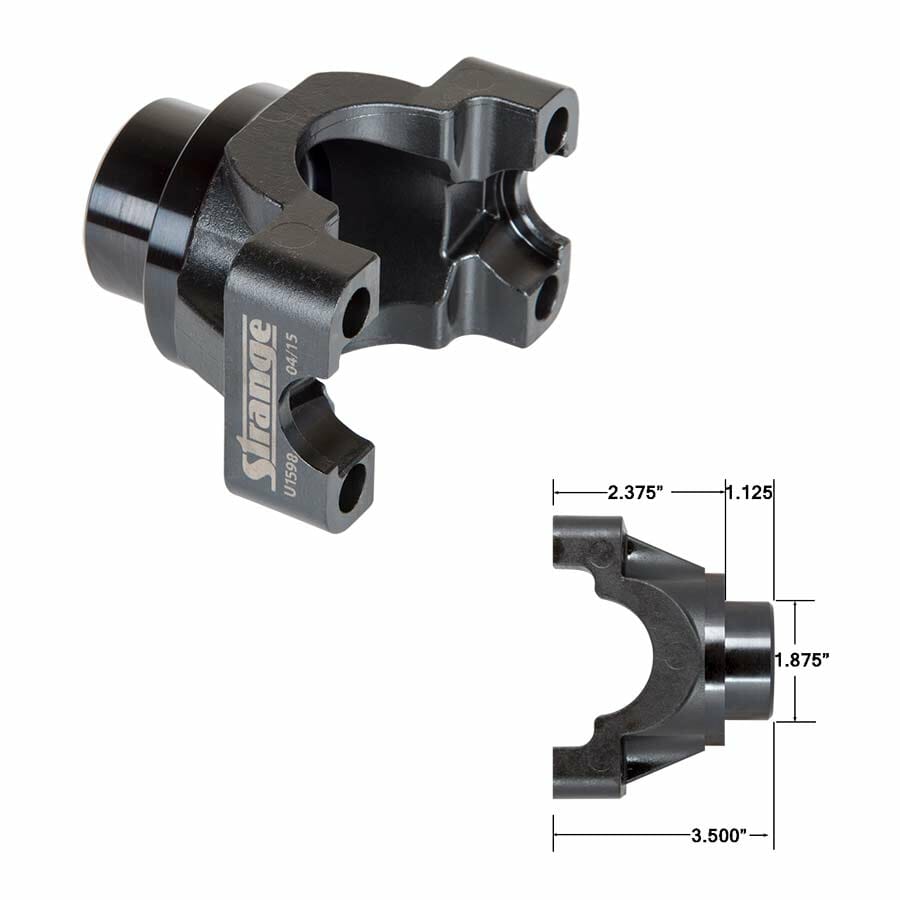 Strange Chrome Moly 1350 Series Yoke Fits Dana 60 & Strange S60 Rear Ends