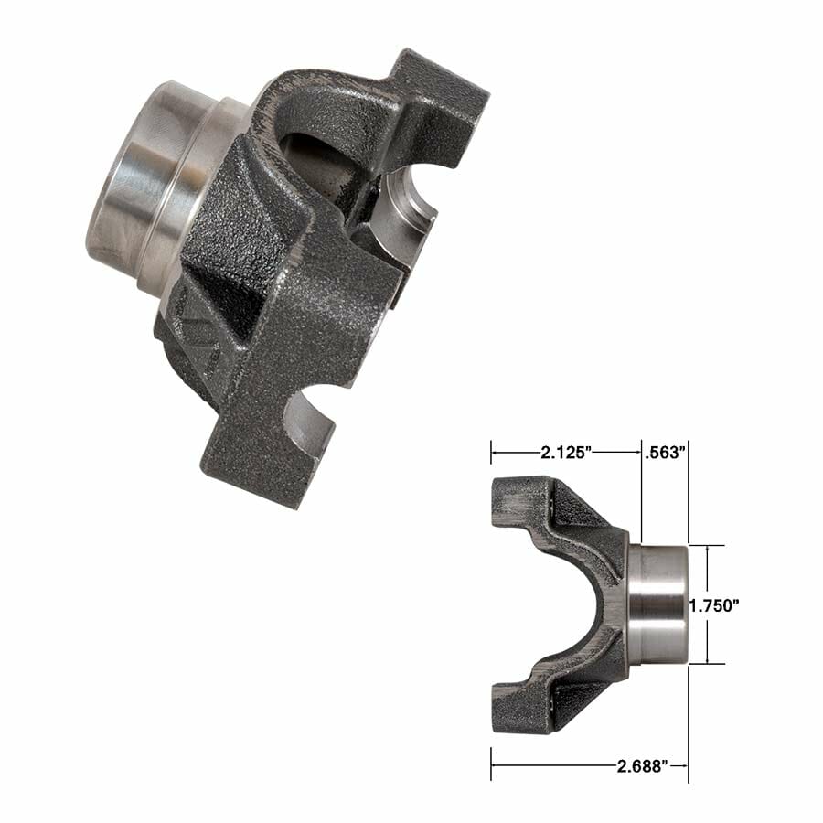 Strange HD 1350 Series Yoke Fits GM 12 Bolt Rear Ends