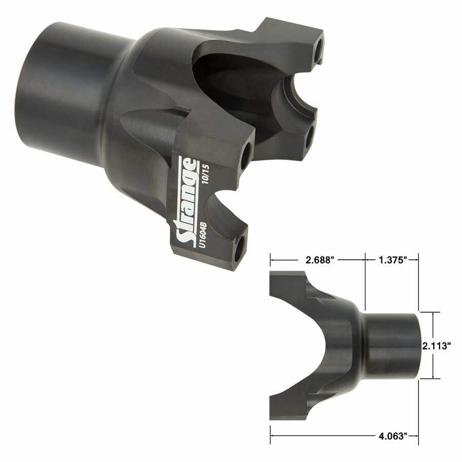Strange Billet 1350 Series Yoke For Ford 9″ Using 35 Spline Pinion Shaft