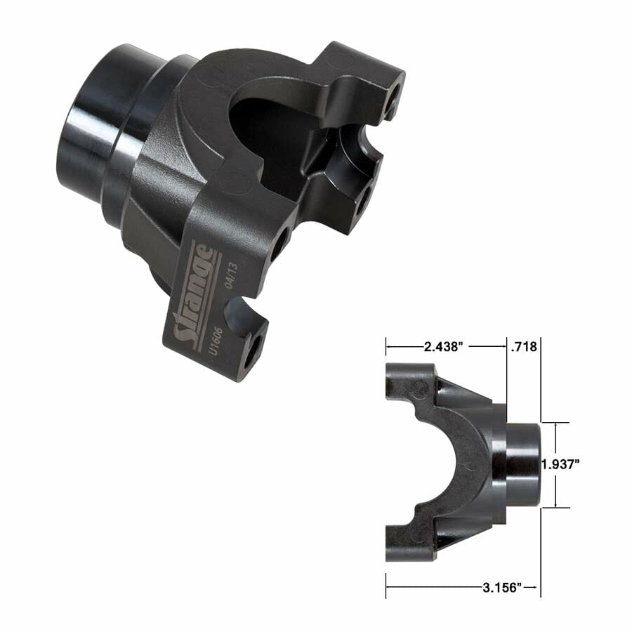 Strange Chrome Moly 1350 Series Yoke Fits 1955-1964 Oldsmobile & Pontiac