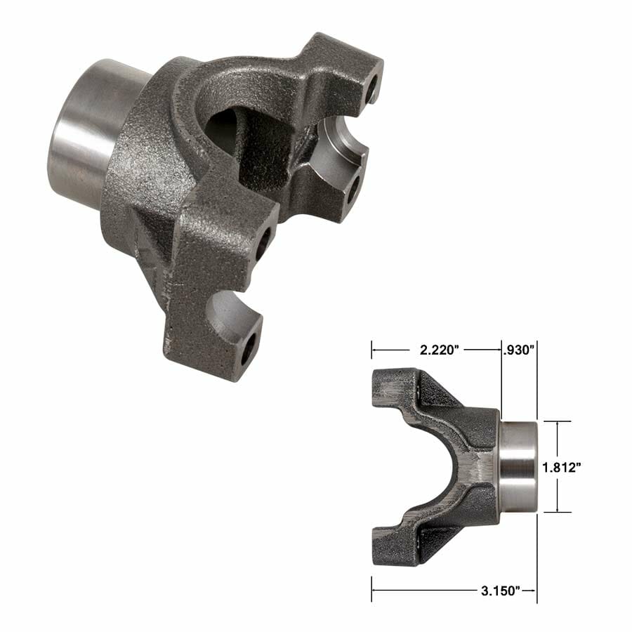 Strange HD 1350 Series Yoke Fits Ford 8.8 Rear Ends