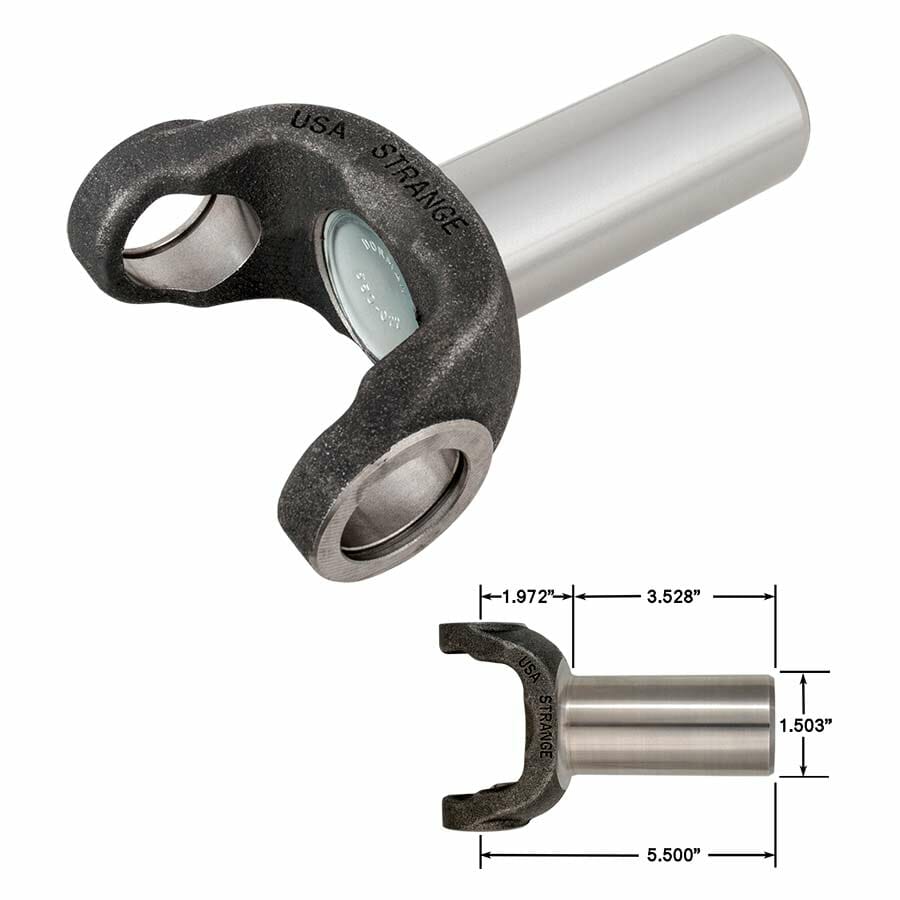 Strange 1350 Series Transmission Yoke GM 27 Spline – Heavy Duty Nodular Iron