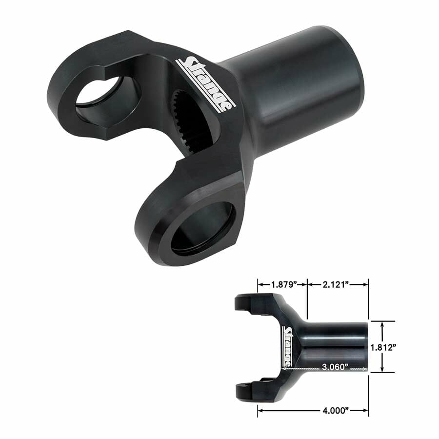 Strange 1350 Series Transmission Yoke Lenco 32 Spline – Severe Duty Chrome Moly