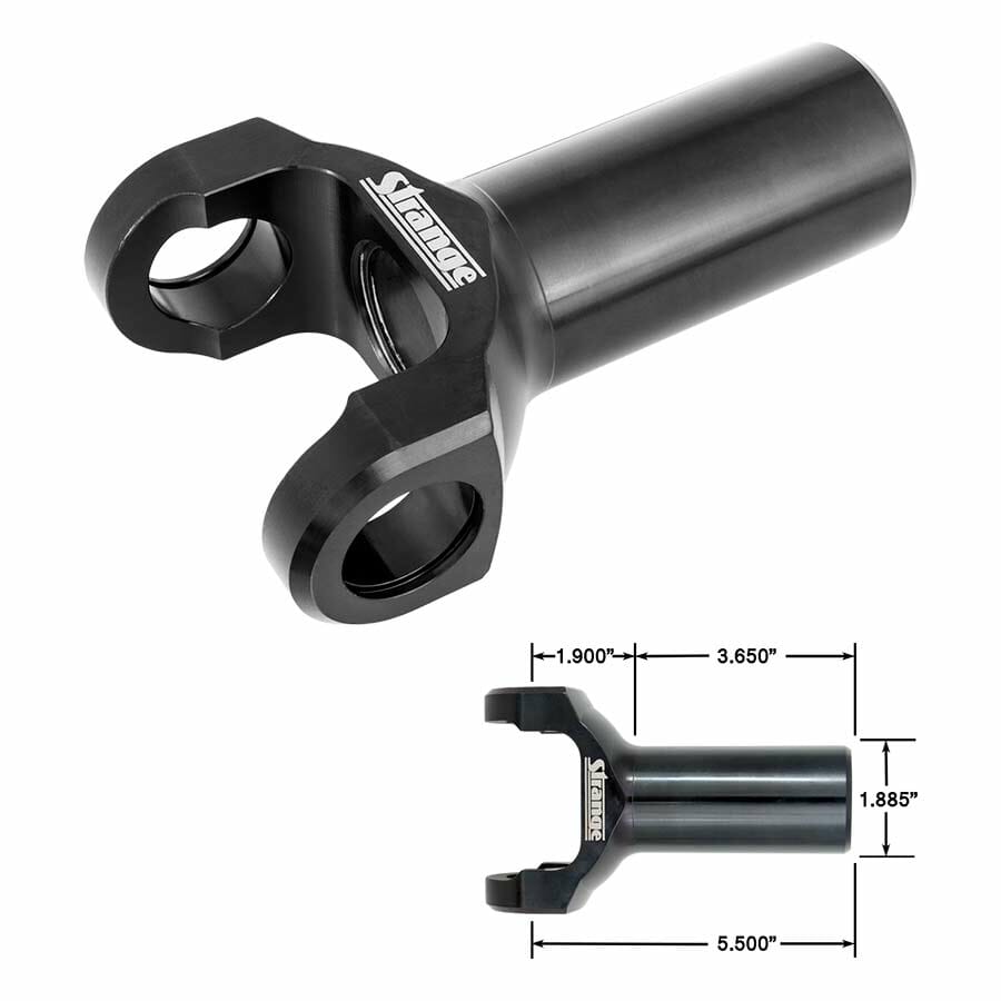 Strange 1350 Series Transmission Yoke GM 32 Spline – Severe Duty Chrome Moly