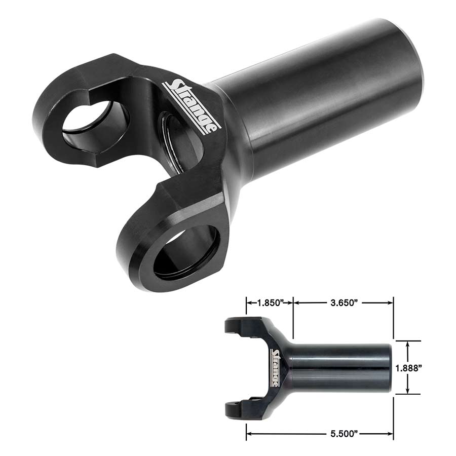 Strange 1350 Series Transmission Yoke GM 32 Spline – Severe Duty Chrome Moly For Roller Bearing Extension Housing