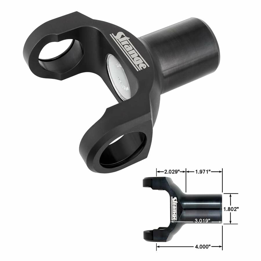 Strange 1480 Series Transmission Yoke Lenco 32 Spline – Severe Duty Chrome Moly