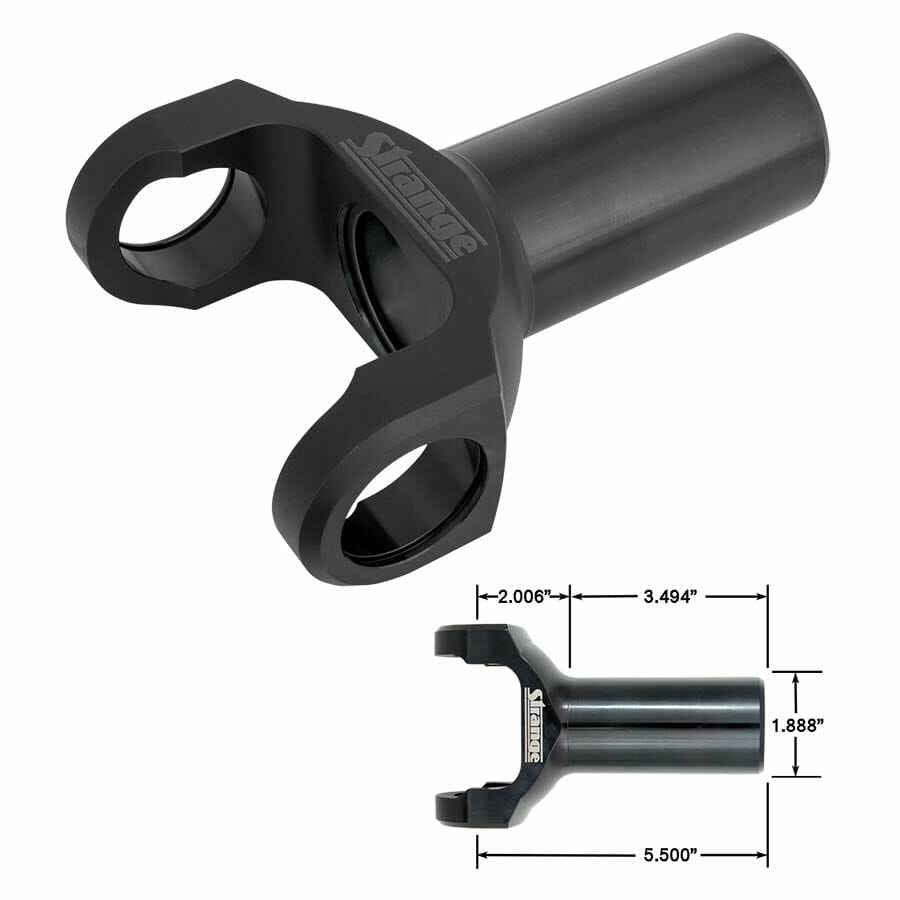 Strange 1480 Series Transmission Yoke GM 32 Spline – Severe Duty Chrome Moly