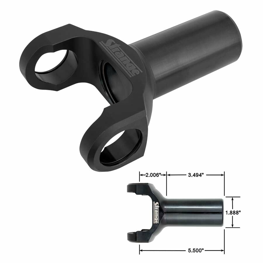 Strange 1480 Series Transmission Yoke G-Force & Liberty 32 Spline – Severe Duty Chrome Moly