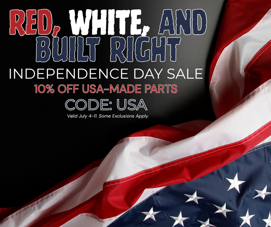 Red, White, and Built Right: Shop USA-Made Performance Parts This July 4th