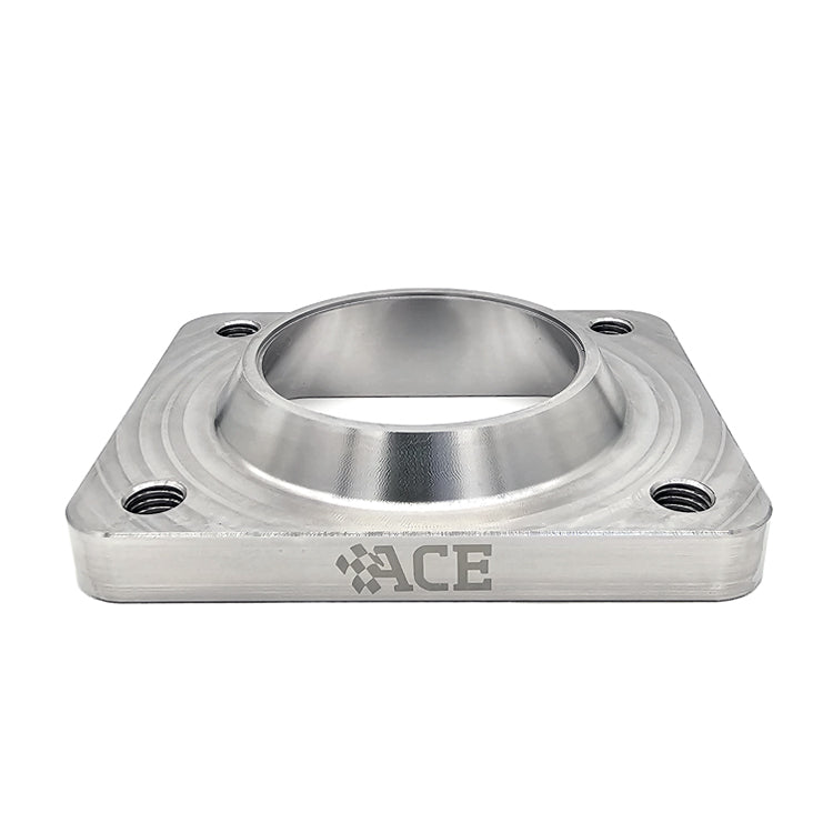 Transition Turbo Flange - Undivided T4 to Single 2.500" OD Tube - 304 Stainless