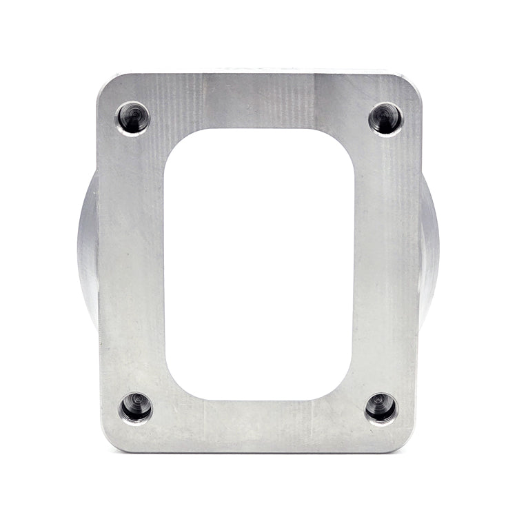 Transition Turbo Flange - Undivided T4 to Single 4.000" OD Tube - 304 Stainless