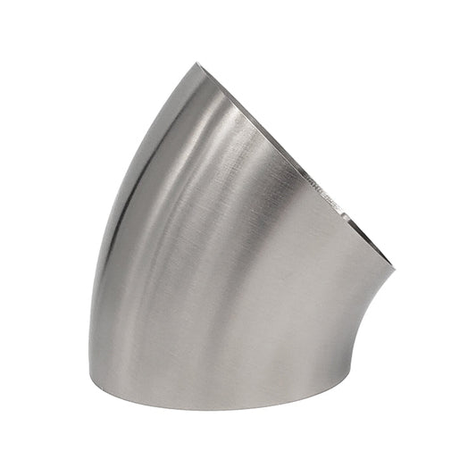 4.000" OD x 0.059" (1.5mm) Tight Radius 45° Mandrel Bend - (5.000" CLR) - CP1 Titanium