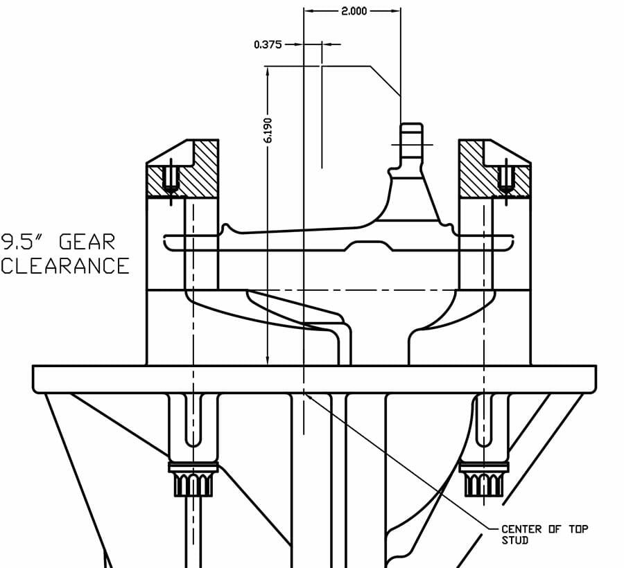 Strange HD Pro Aluminum Case Kit – 3.250″ Bore With Tapered Bearing Pinion Support