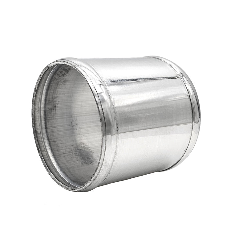 3.500" OD Aluminum Joiner with Bead Rolled Ends - Polished OD - 6061 Aluminum