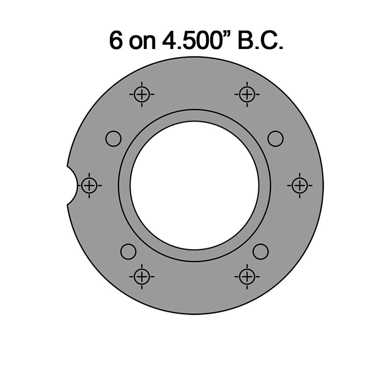 Strange Pro Series Rear Brake Kit For One Piece Aluminum Dragster Housing 1 Pc Rotors, 4 Piston Calipers & DTC-30 Semi Metallic Pads