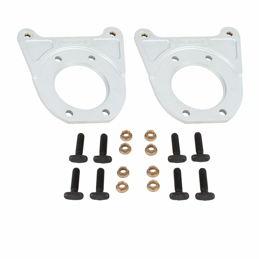 Strange Pro Carbon Rear Brake Kit For 4 3/4″ Bolt Circle Using 5/8″ Studs Fits Late Big Ford Housing Ends