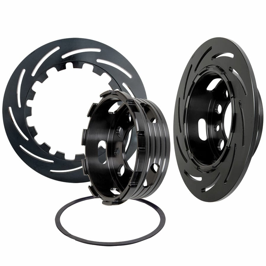Strange Pro II H/D Front Brake Kit 1983-1994 Ford Ranger 2WD – 4 1/2″ BC 2 Pc Rotors, 4 Piston Calipers & Semi Metallic Pads