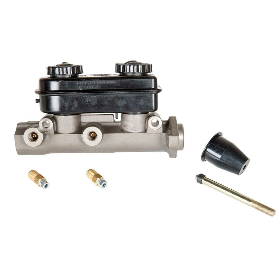 Dual Master Cylinder – 1.125″ Bore Includes Dust Boot, Pushrod, & Fittings