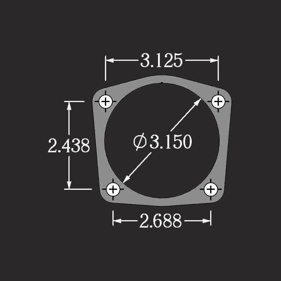 Housing Ends Small GM – For 3.150″ Bearing Clearance For 4 Channel ABS Sensor