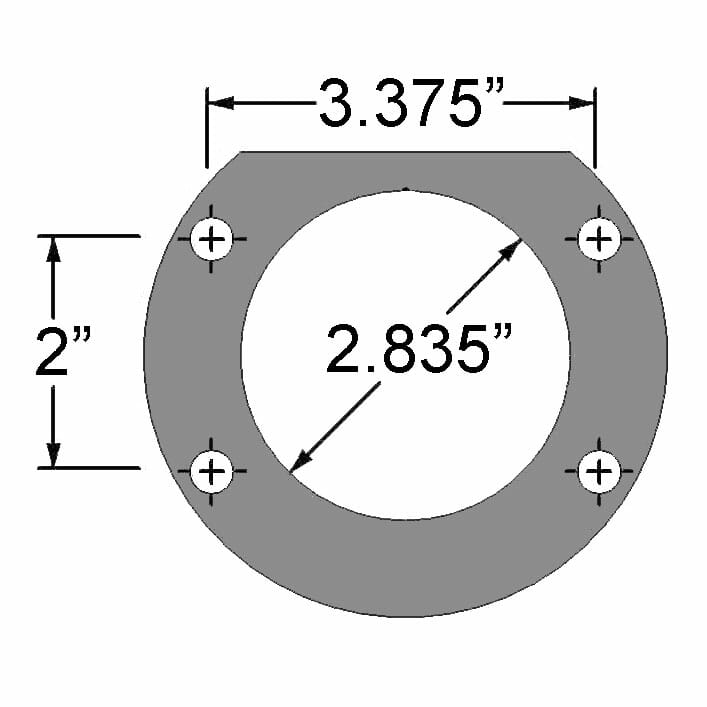 Strange Pro Series Rear Brake Kit For 1965-1973 Small Ford Housing Ends 1 Pc Rotors, 4 Piston Calipers & DTC-30 Semi Metallic Pads