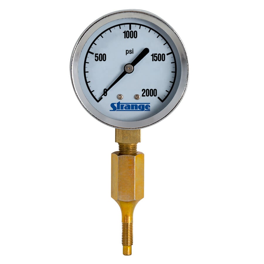 Strange Brake Pressure Gauge Includes Bleed Screw Adapter Fitting