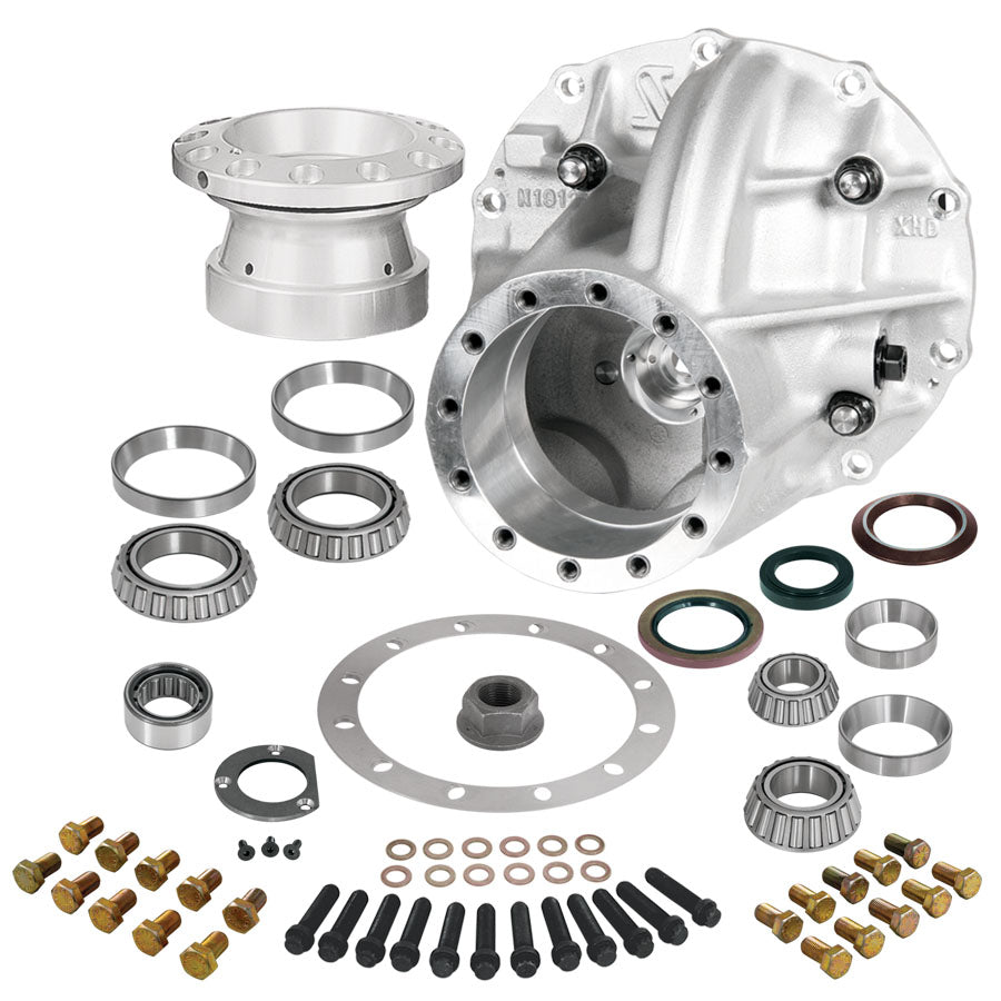 Strange Ultra Case and Support Package 3.250″ Bore Case & Tapered Bearing Support With Installation Kit For 9″ or 9 1/2″ 35 Spline Pro Gears