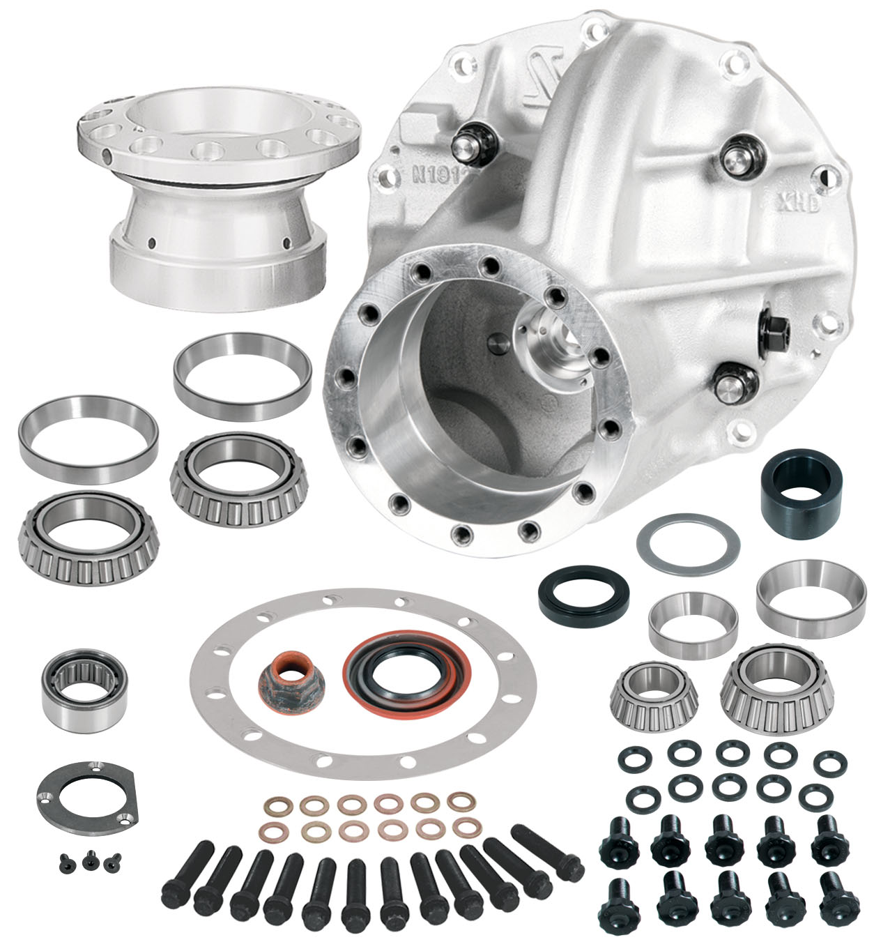 Strange Ultra Case and Support Package 3.812″ Bore Case & Tapered Bearing Support With Installation Kit For 9″ or 9 1/2″ 28 Spline Pro Gears