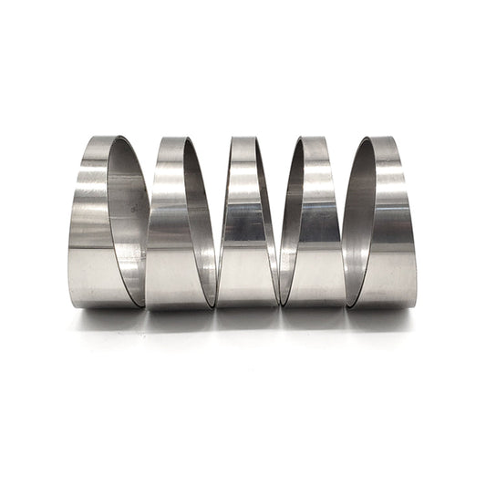 4.000" OD x 0.047" (1.2mm) Short Radius (1D) Pie Cut CP1 Titanium (45° Bend - 5 Pieces Total)