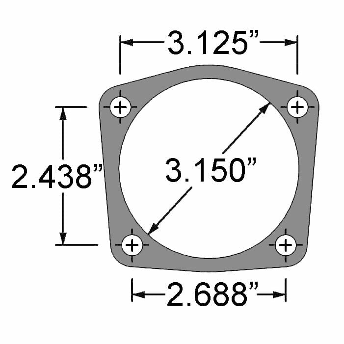 Strange Pro Series Rear Brake Kit For Strange 3.150″ Small GM Housing Ends 1 Pc Rotors, 4 Piston Calipers & DTC-30 Brake Pads
