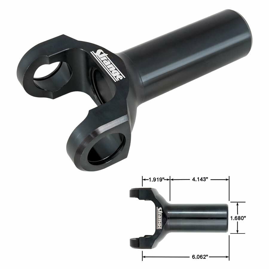Strange 1350 Series Transmission Yoke Mopar 30 Spline – Severe Duty Chrome Moly